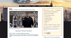 Desktop Screenshot of elitepersonaltrainersnyc.com